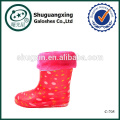 Cubiertas para zapatos para niños Botas de lluvia plásticas de invierno cálido para niños / C-705